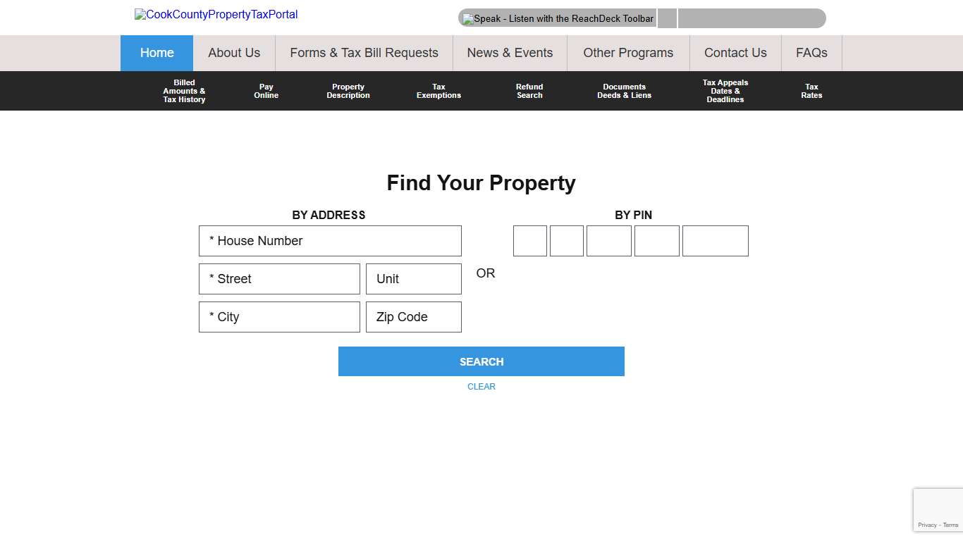 Cook County Property Tax Portal
